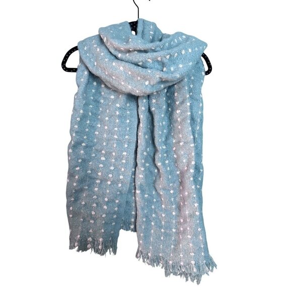 Mia & Tess Accessories - Mia & Tess Soft Knit Polka Dot Scarf NWT – Cozy Winter Wrap Boho Chic Accessory